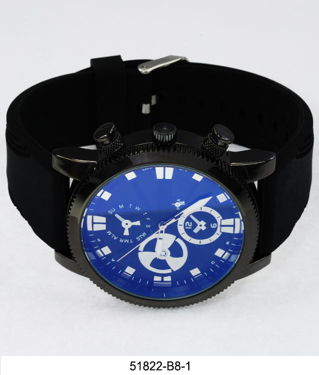 5182-B8 - Prepacked Silicon Band Watch