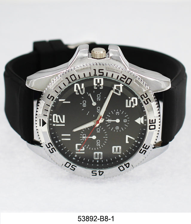 5389-B8-Gift Boxed Rubbber Strap Watch