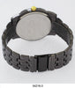 5421-Montres Carlo CZ Stone Metal Band Watch