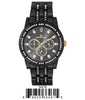 5421-Montres Carlo CZ Stone Metal Band Watch