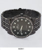 5422-Montres Carlo CZ Stone Metal Band Watch