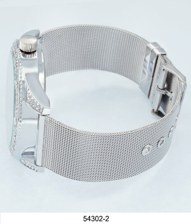 5430-Montres Carlo Mesh Band Watch