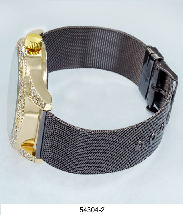 5430-Montres Carlo Mesh Band Watch