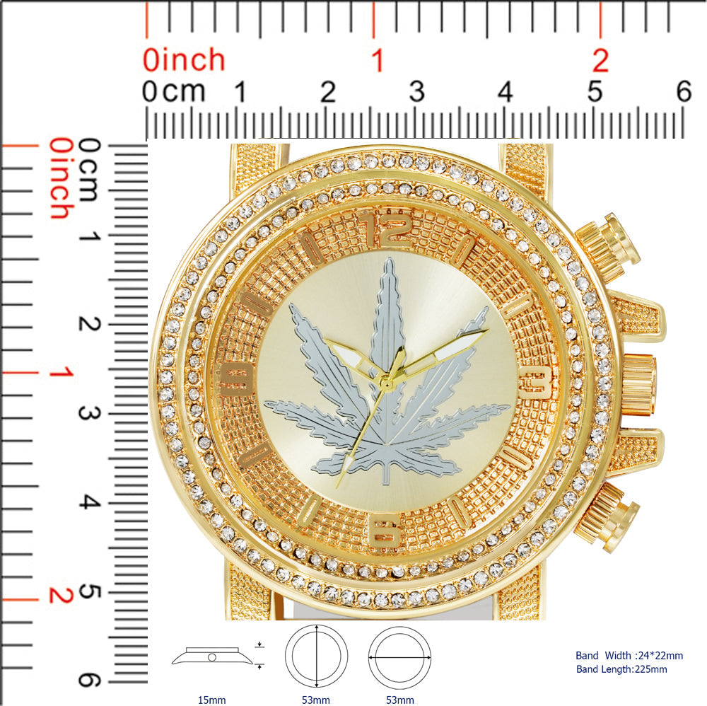 5442-Montres Carlo Silicon Band Watch