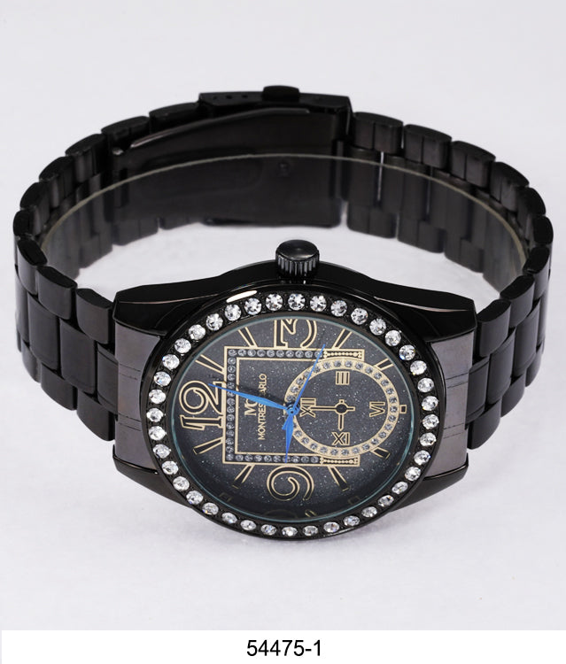 5447-Montres Carlo Metal Band Watch