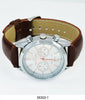 5530 - Montres Carlo Vegan Leather Band Watch