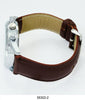 5530 - Montres Carlo Vegan Leather Band Watch