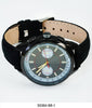 5536-B8-Gift Boxed Faux Leather Band Watch