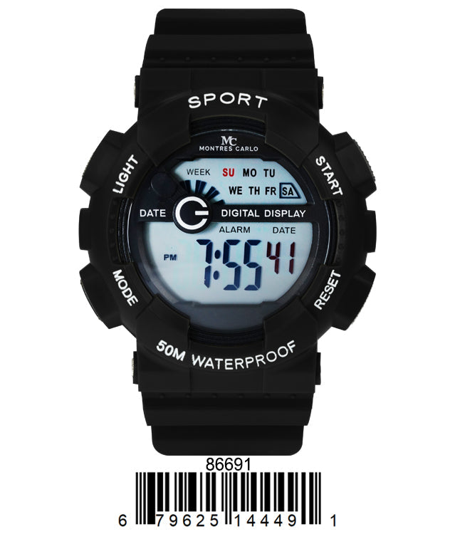 8669 - Digital Watch