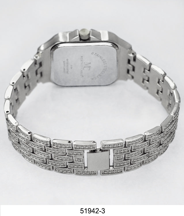 5194 - Boxed Ice Metal Band Watch with Chain