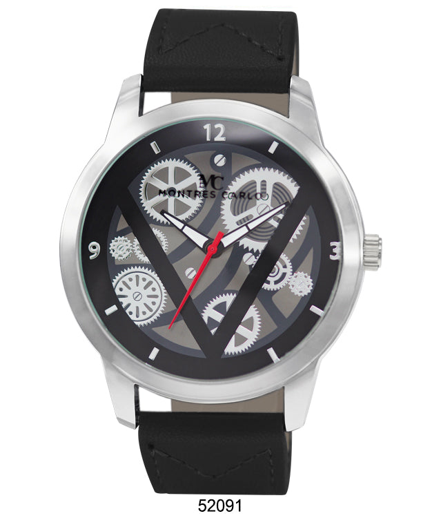 5209 - Vegan Leather Band Watch