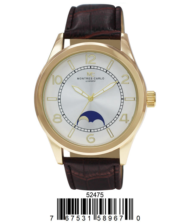 5247 - Vegan Leather Band Watch